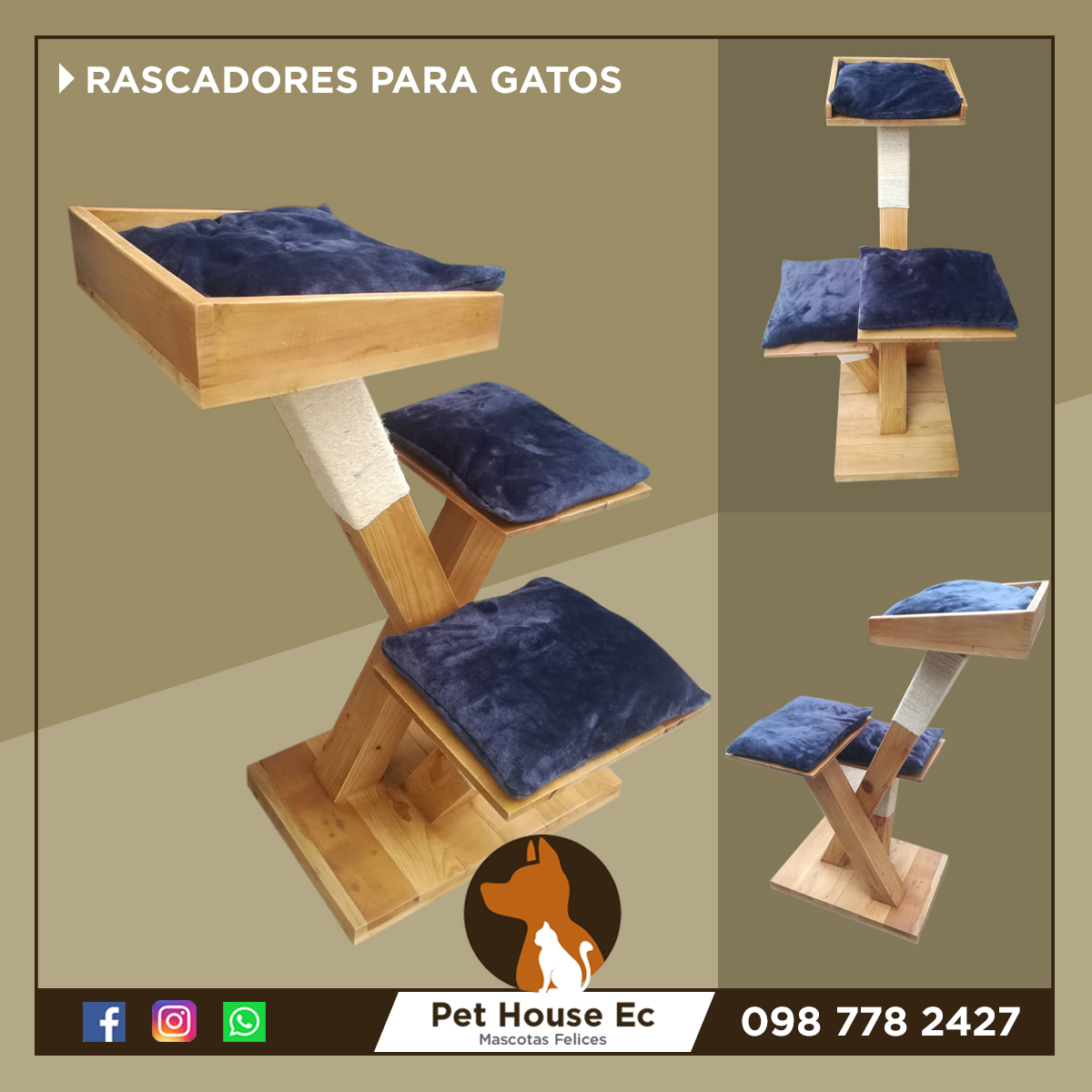 Rascadores para gatos 2025 quito